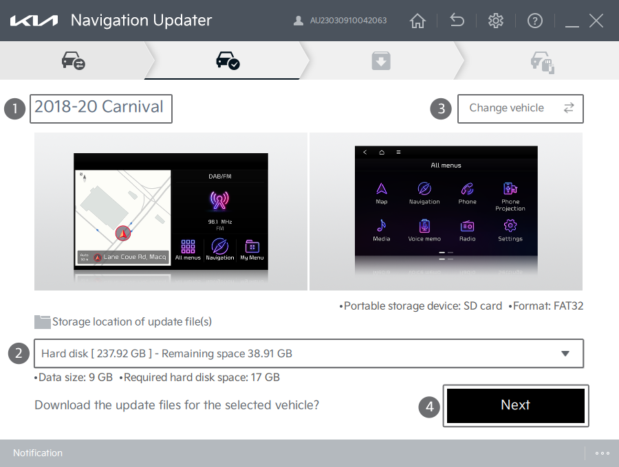 Kia navigation update russia