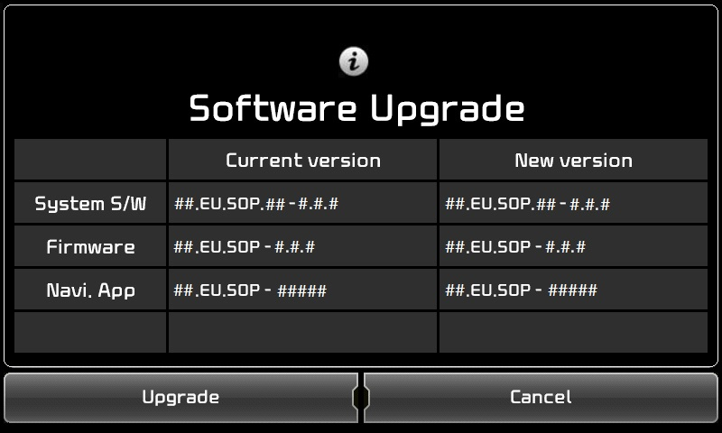 Kia software update